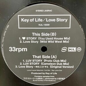 【12インチ】Key of Life / Love Story 小田和正
