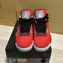 27.5cm AIR JORDAN 4 RETRO TORO BRAVO 308497-603 トロブラボー エアジョーダン4 2013年製 FIRE RED 35002840 Nike_画像2