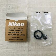 未使用品 Nikon ニコン FINDER EYEPIECE ファインダーアイピース FA FE2 FM2 FE FM / DK-22 アイピースアダプター デッドストック セット_画像4