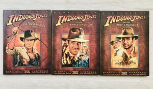 DVD Indiana Jones インディ ジョーンズ レイダース 失われたアーク《聖櫃》 / 魔宮の伝説 / 最後の聖戦 / 3本セット
