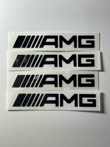 メルセデスベンツ AMG ドアバイザーサイズ マッドブラック 艶消黒色ステッカー 4枚セット インテリア 携帯 艶消黒色ステッカー 4枚セット