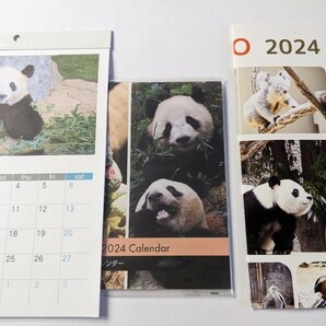 2024年カレンダー 上野動物園 王子動物園 シャオシャオ レイレイ タンタンの画像1