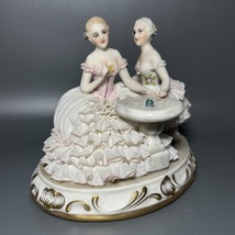 Luigi Fabris　ルイージ・ファブリス　レースドール　レース人形　彩色陶器人形　人形　陶器人形　西洋磁器　精密細工　女性_画像5