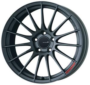 新品2本価格 エンケイ ENKEI RS05RR 18x11.0J (11J) +16 (ET16) 5穴 PCD 114.3 Matte Dark Gunmetallic (ガンメタ)