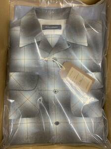 subculture WOOL CHECK SHIRT / IVORY size2