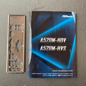 中古 ASRock マザーボード A520M AMD Ryzen MicroATX アスロックの画像2