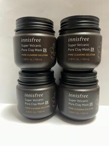 innisfree イニスフリー スーパーヴォルカニック ポア クレイ マスク 2X [パック]4個