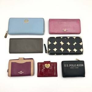 □ブランド品□財布&カードケース7点まとめ売り⑥GUCCI COACH MICHAEL KORS kate spade Vivienne Westwood 複数落札同梱OK B240222-6