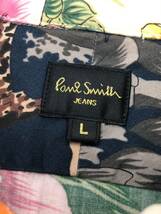 □Paul Smith JEANS 半袖シャツ L 総柄 ポールスミス ジーンズ メンズ PJ-WR-76518 複数落札同梱OK B2410301-8●_画像3