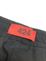 □424 FourTwoFour パンツ 黒 L フォートゥーフォー メンズ イタリア製 ボトムス 33424P13HR2X 複数落札同梱OK B240325-1_画像3
