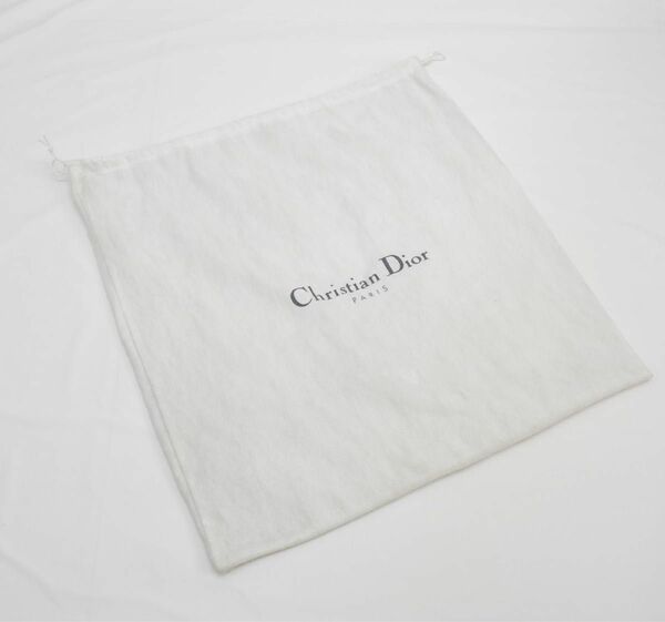 Christian Dior◇クリスチャンディオール◇保護袋◇Mサイズくらい◇白◇巾着タイプ