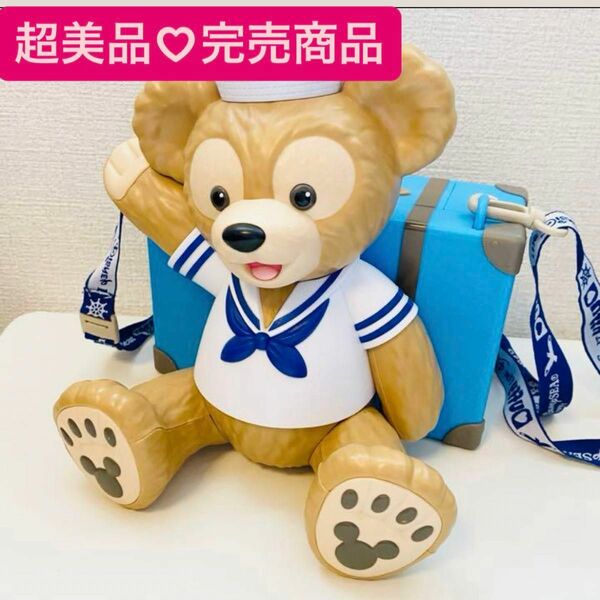 【ディズニー】ダッフィ　ポップコーンバケット　ダッフィー　ディズニーシー　ランド　限定　TDL TDS フレンド　ぬいば