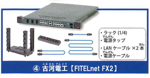 エポック / ターリン・インターナショナル ガチャ 手のひらネットワーク機器 【古河電工 FITELnet FX2】