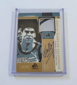 【 NBA 2002-03 Upper Deck SP Game Used Authentic 】 Wally Szczerbiak Patch Auto /50 #WS-AP 直筆サイン ※商品説明必読願います