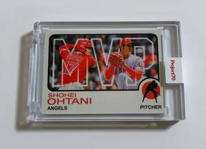 【 MLB 2021 Topps Project70 】 大谷翔平 Shohei Ohtani #742 1973 Topps Baseball by Infinite Archives MVP ※商品説明必読願います