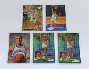 【 NBA 1998-99 Upper Deck Topps Fleer Basketball 】 Dirk Nowitzki Rookie 5枚セット まとめ売り RC ※商品説明必読願います