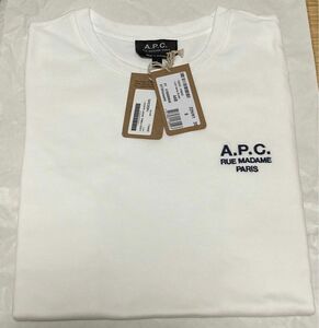 A.P.C. Denise Tシャツ　S 白　アーペーセー　APC 刺繍ロゴ WHITE Tee