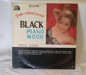 ●即決●LP　レコード　日本盤　ブラック・ピアノ・ムード　BLACK PIANO MOOD PIANO PATTERNS Seven colored moods CECIL LLOYD　セシル