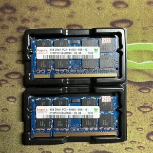 正規品 超希少 新品 未使用品ノートPC用メモリ Hynix ハイニックス PC2-6400S DDR2 800MHz 8GBメモリ(4GB×2枚セット) 送料無料の画像1