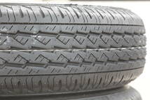 中D条件付送料無料 24年 夏 新品タイヤ BRIDGESTONE K370 145/80R12×3.50B 4H PCD100 80/78N LT ホンダ純正ホイール 4本セット 145R12 6PR_画像7