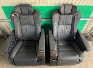 美品 Alphard Vellfire30後期 Genuine 2列目 セカンドSeat キャプテン leftright 本革 エグゼクティブラウンジAYH/AGHレール/ネジincluded