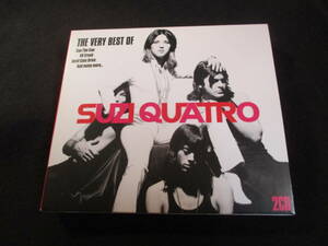 ★スージー・クアトロ　「ザ・ヴェリーベスト・オブ」（RHINO盤、デジパック仕様、CD2枚組、36曲収録） SUZI QUATRO