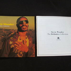 ★スティーヴィー・ワンダー「The Definitive Collection」（紙ケース付き、国内盤、CD2枚組、39曲収録） Stevie Wonderの画像3