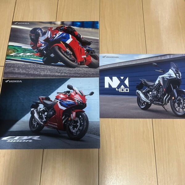 最新 2024年2月版 ホンダ CBR FIREBLADE / CBR400 R / NX400 カタログ 3冊セット