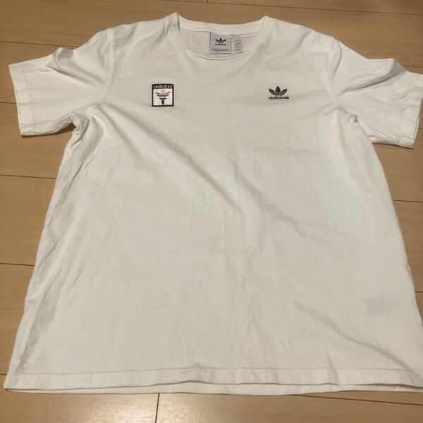 adidas originals 半袖Tシャツ 刺繍 XOサイズ 綿 2/20 GK5907 