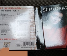 CD★クララ・ヴュルツ シューマン ピアノ作品全集 第1巻 SCHUMANN Piano Works vol.1 Klara Wurtz 北西ドイツ・フィルハーモニック_画像8