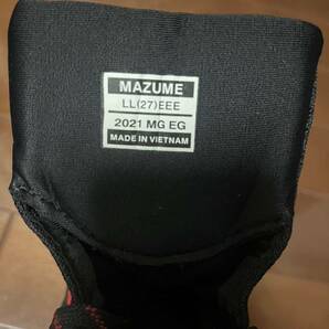 mazume マズメ スパイクシューズ  MZWD-528 ブラック×レッド / ＬＬの画像6
