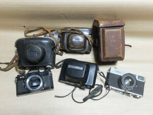 古いフィルムカメラ　色々6個　中古難有ジャンク品　