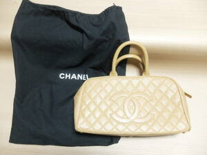 本物　CHANELシャネル　ハンドバック　保存袋付　USED品