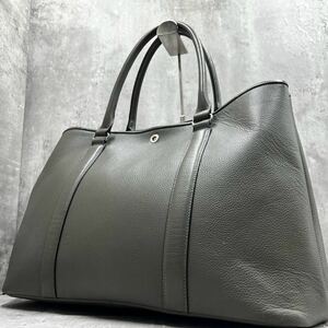 【A4収納/美品】1円 BARNEYS NEWYORK バーニーズニューヨーク トートバッグ ビジネス ブリーフケース 肩掛け レザー メンズ レディース