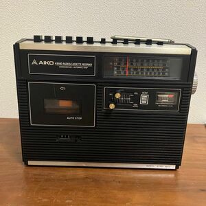 AIKO 4バンドラジオカセット ATPR-404D 昭和レトロ 当時物