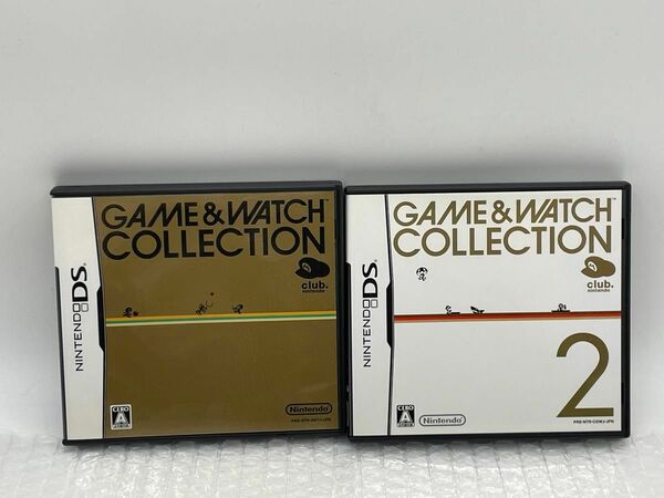 GAME&WATCH COLLECTION 1.2セット NDS ソフト ゲーム&ウォッチ 非売品 クラブニンテンドー 任天堂 