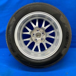 ◎送料込◎ トップラン アルミホイールタイヤ 夏 15×6J 5H/100/オフ43 ヨコハマ 185/60R15 2022年42週 [J-318]の画像9