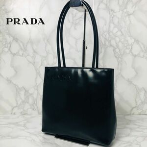 009 PRADA プラダ トートバッグ ハンドバッグ 肩掛け オールレザー