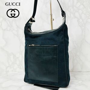 001 GUCCI グッチ ワンショルダーバック ショルダーバッグ 肩掛け Gキャンバス