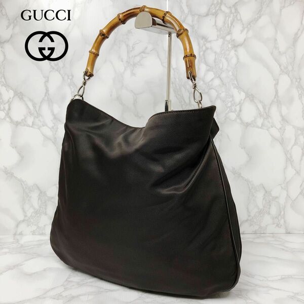 極美品 GUCCI グッチ 2WAY ショルダーバッグ ハンドバッグ