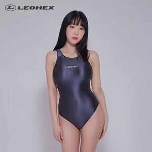 LEOHEX 純正品 セクシー エロカワ 光沢 グレー色 高品質　フルバック