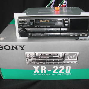 SONY ソニー 新品 FM/AM  カセットデッキ カセットテープ カーステレオ XR-220 その1の画像1