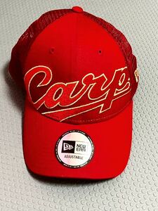 未使用品☆広島東洋カープ ニューエラ メッシュキャップ フリー NEW ERA ロゴ CARP 