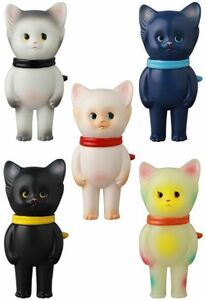 VAG(VINYL ARTIST GACHA) SERIES 38 NEKO ヒラモトカイジュウ　コジカトイズ　白黒