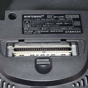 ニンテンドー64 Nintendo コントローラー２個 メモリー拡張パック N64 ブラック ジャンク扱いの画像4