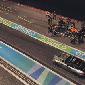 1/64 駐車場 F1サーキット メインストレート ピット グランプリ superGT ル・マン レーシングカー用 ミニカーマット minigt TARMAC レアの画像3