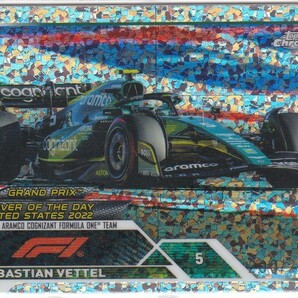 SEBASTIAN VETTEL (ASTON MARTIN) 2023 TOPPS CHROME FORMULA 1 F1 MINI DIAMONDS REFRACTOR (#/299) #184の画像1