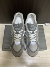 【MADE IN U.S.A. / Dウィズ】NEW BALANCE M990GR2 GRAY 28cm ニューバランス グレー 2002 990 991 992 993 996 M990 V2 V3 V4 V5 V6 GREY_画像2