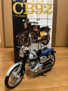 【新品】,EBBRO/エブロ　1/10　Honda CB92 1959(BLACK/BLUE)/ホンダ/バイク