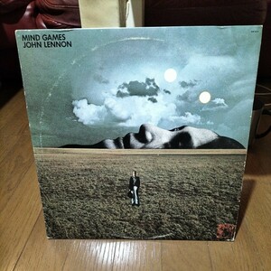 ロック名盤　ジョン・レノン　Mind Games 米国輸入中古レコード　LP　John Lennon